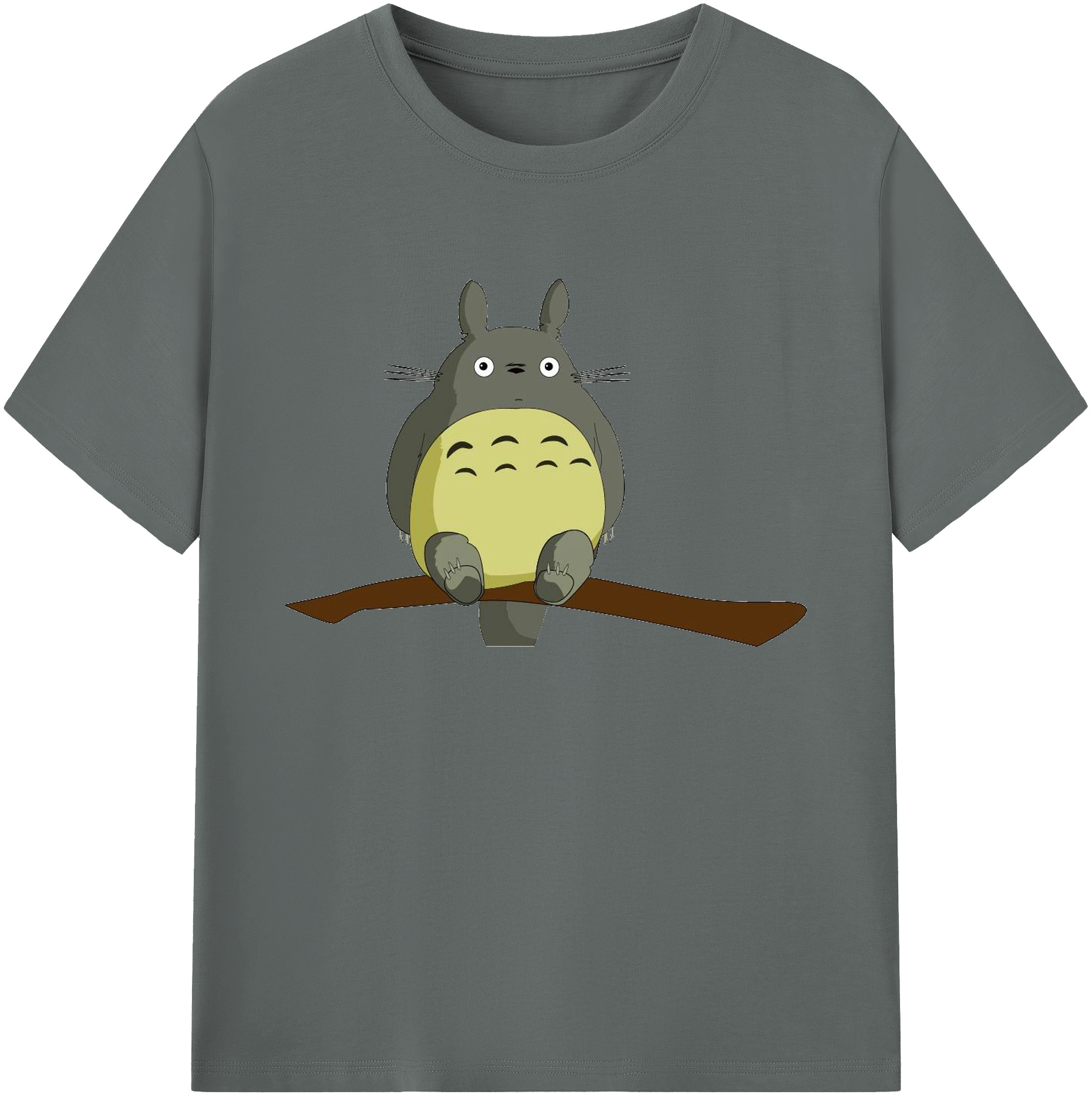 （画像用） となりのトトロ 草壁メイ 草壁サツキ My Neighbor Totoro Satsuki Kusakabe Mei Kusakabe 綿100％ メンズ半袖Tシャツ｜肌触りやわらか＆通気性